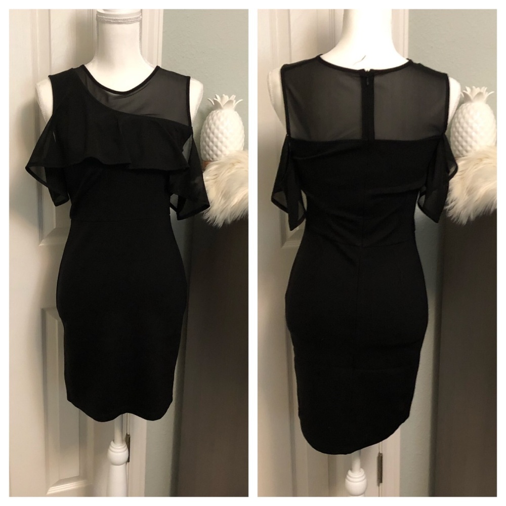 NWT French Connection Cold Shoulder Sheath - Sz 6 - Picture 2 of 3